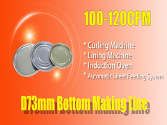 Piec do utwardzania indukcyjnego do maszyny do produkcji puszek metalowych