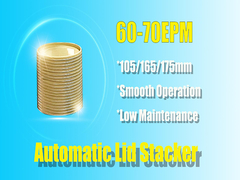 Automatyczna maszyna do produkcji metalowych puszek Układarka pokrywy Napięcie 380 V 50 Hz