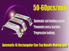 Automatyczna linia do produkcji prostokątnych puszek o pojemności 4 l