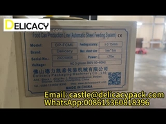 Automatyczny ładowarka i system podawania arkuszy dla 83 / 99 / 127 mm dolnej linii produkcyjnej