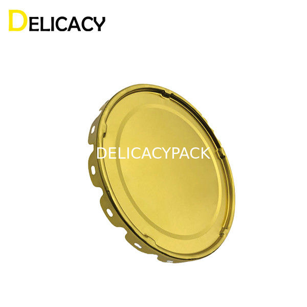 Blaszane podłoże Żelazo Metalowe pokrywki do 10-litrowego okrągłego przemysłowego wiadra z farbą chemiczną