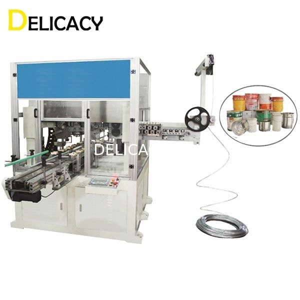 Automatyczna maszyna do produkcji stalowych opakowań z cyny Beczka z drutem do produkcji linii do wiadra chemicznego