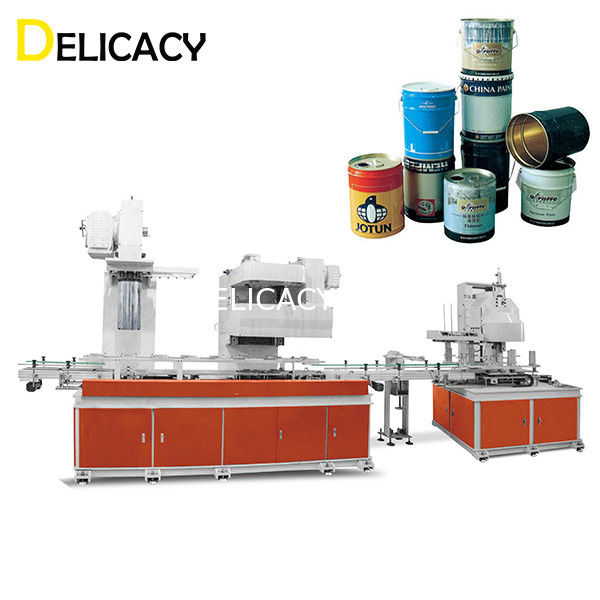 25KW 30CPM Maszyna do produkcji puszek Linia produkcyjna do korpusów wiader