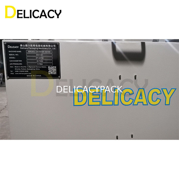 0.1Mpa Ciśnienie powietrza Detektor wycieków z butli aerozołowych W celu wytworzenia maszyn wysokiej wydajności