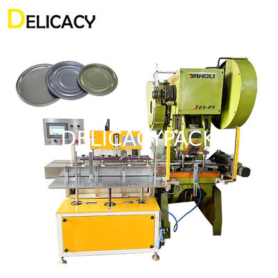 Automatyczna maszyna do produkcji puszek do podawania pasków do pokrywek puszek 125 mm dno 99 mm dno